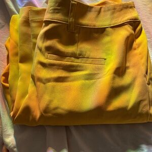 Wide leg work pants